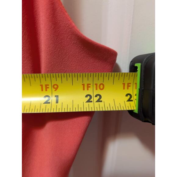 DB Established 1962 Womens Deep Coral Sleeveless Dress Plus Size 18 Cocktail - Picture 5 of 7